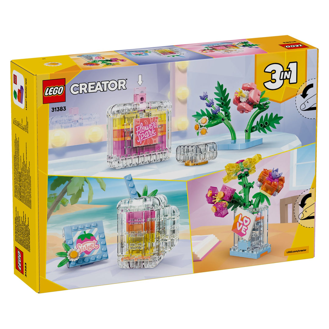 LEGO 31383 BOCCETTA DI PROFUMO CON DECORAZIONE FLOREALE