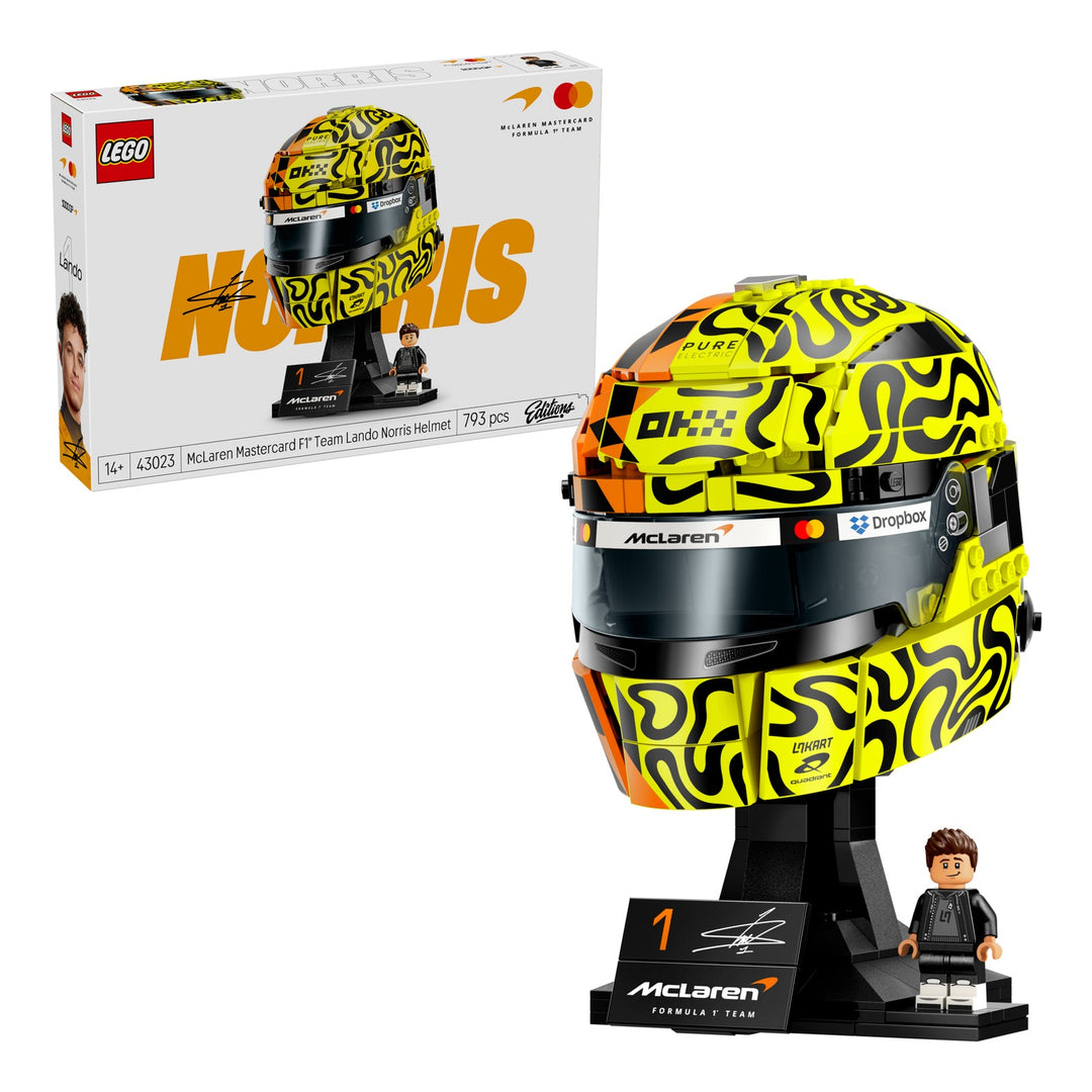LEGO 43023 CASCO DI LANDO NORRIS MCLAREN MASTERCARD F1 TEAM