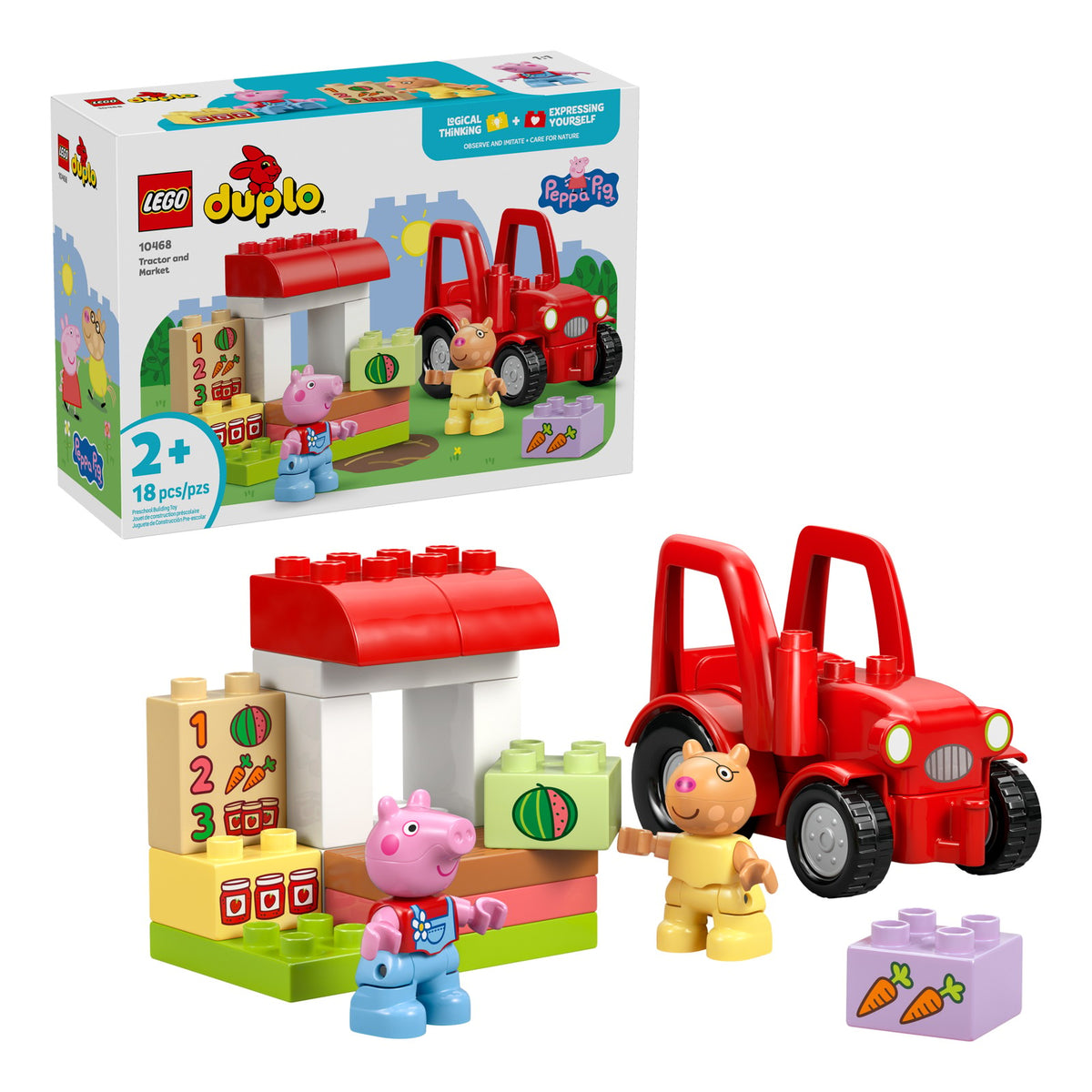 LEGO 10468 TRATTORE E MERCATO