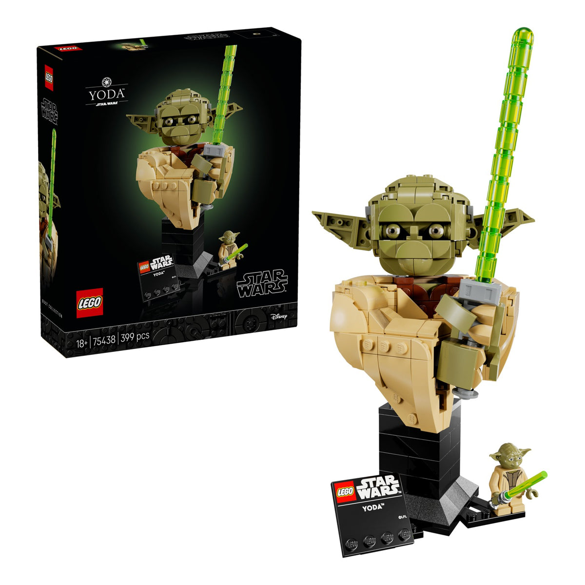 LEGO 75438 BUSTO DI YODA