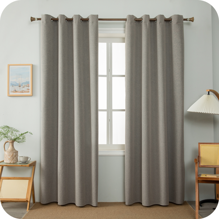 TENDA BARBADOS TOTALMENTE OSCURANTE 1 PANNELLO 140X300CM TORTORA