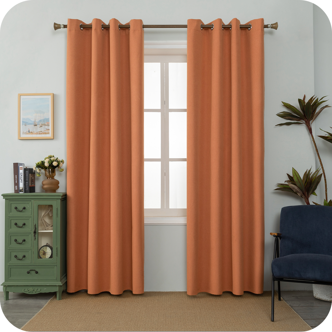 TENDA BARBADOS TOTALMENTE OSCURANTE 1 PANNELLO 140X280CM ARANCIONE