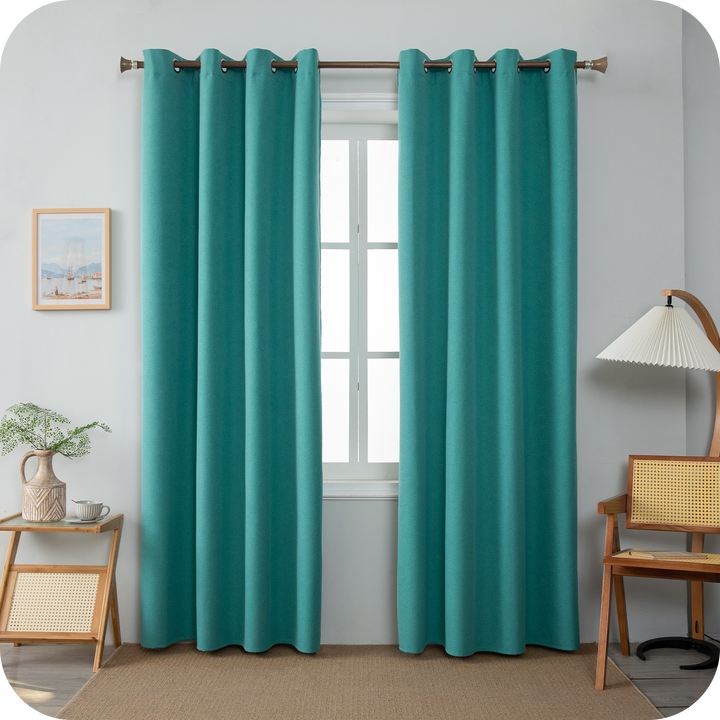 TENDA BARBADOS TOTALMENTE OSCURANTE 1 PANNELLO 140X220CM VERDE ACQUA