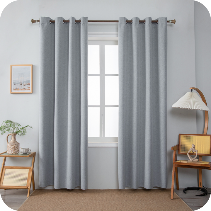 TENDA BARBADOS TOTALMENTE OSCURANTE 1 PANNELLO 140X280CM GRIGIO