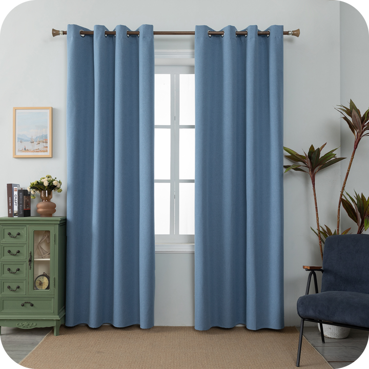 TENDA BARBADOS TOTALMENTE OSCURANTE 1 PANNELLO 140X240CM DENIM