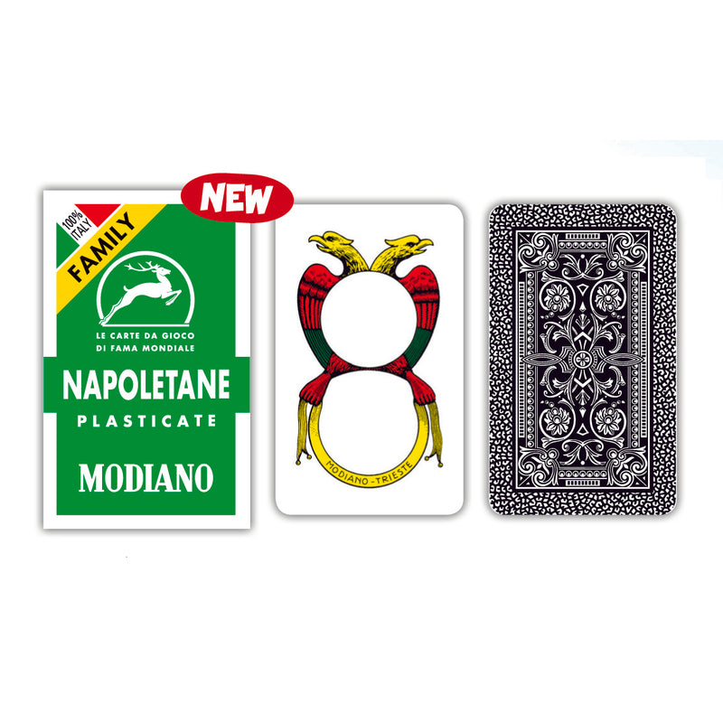 300034 CARTE NAPOLETANE VERDE FAMILY