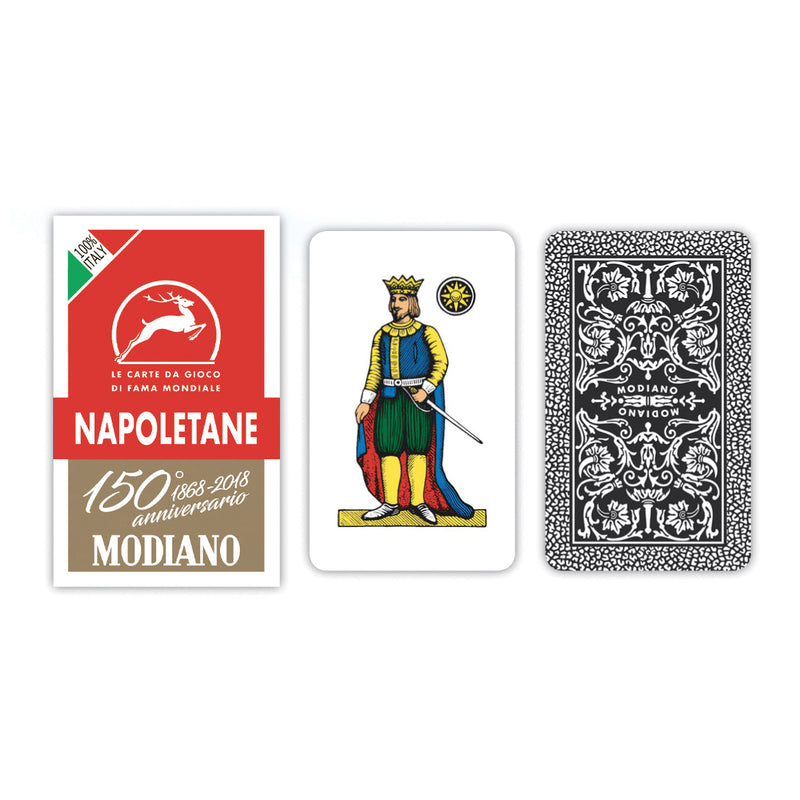 300080 CARTE NAPOLETANE ROSSO 150°