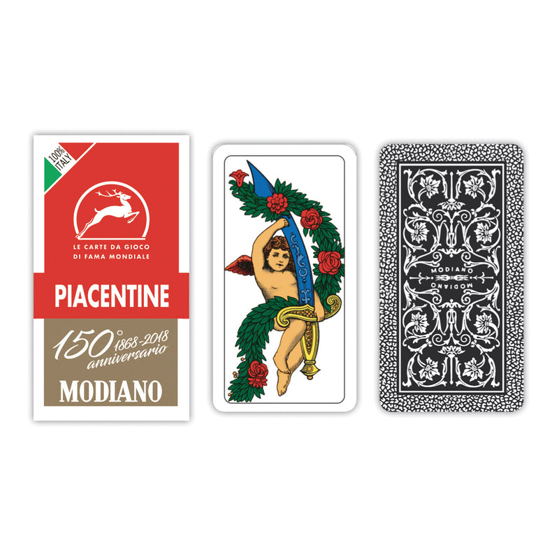 300084 CARTE PIACENTINE ROSSO 150°