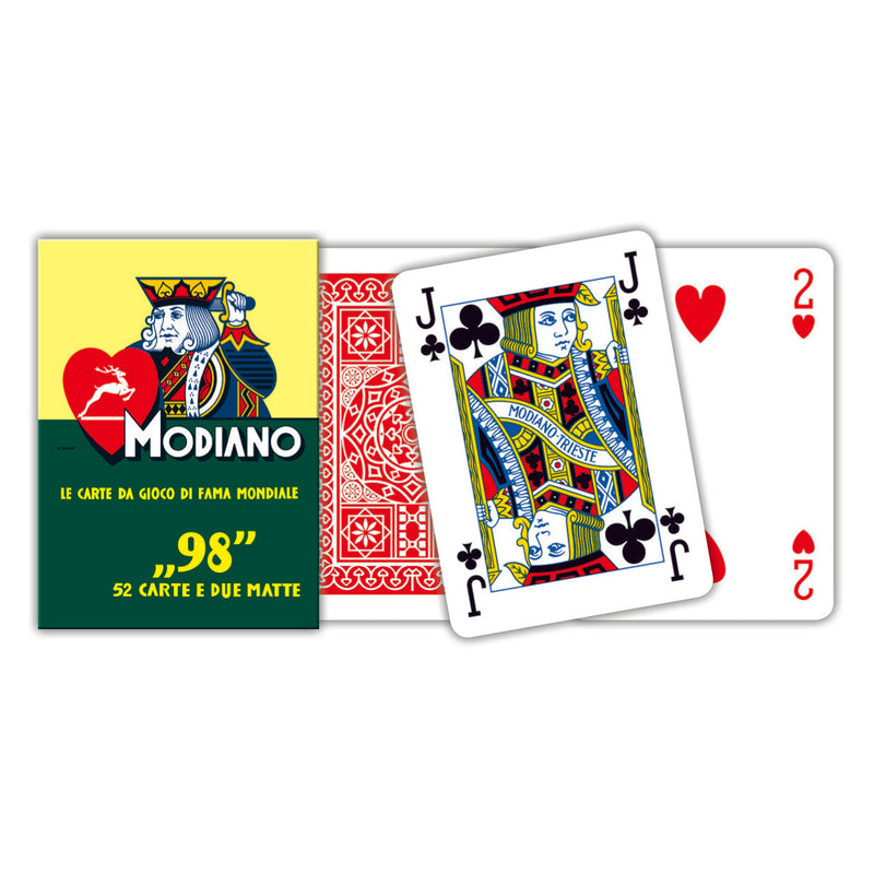 CARTE POKER 98 ROSSO