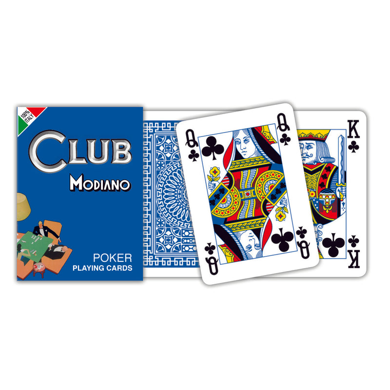 CARTE POKER CLUB BLU