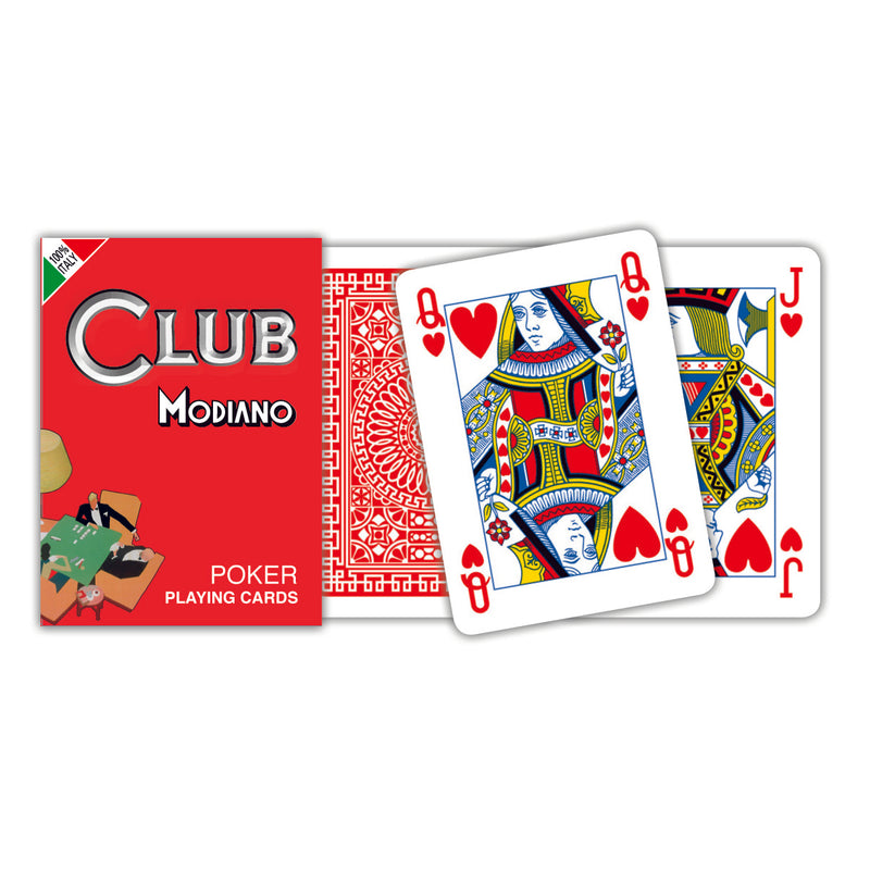 CARTE POKER CLUB ROSSO