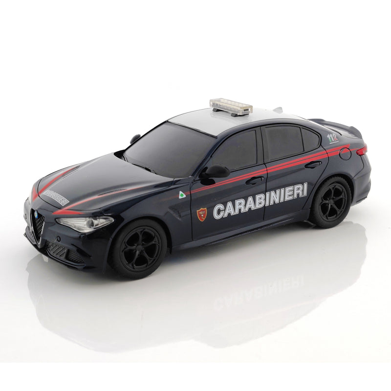 AUTO RADIOCOMANDATA ALFA ROMEO GIULIETTA QUADRIFOGLIO CARABINIERI 1:24