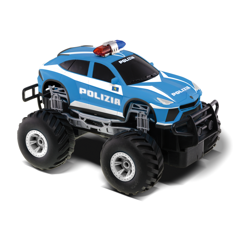 AUTO RADIOCOMANDATA SUV BIG WHEELS POLIZIA STRADALE 1:20