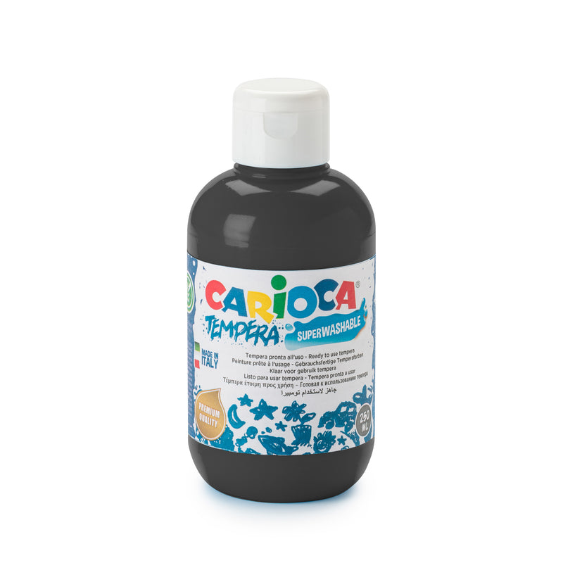 BOTTIGLIA TEMPERA 250ML NERO