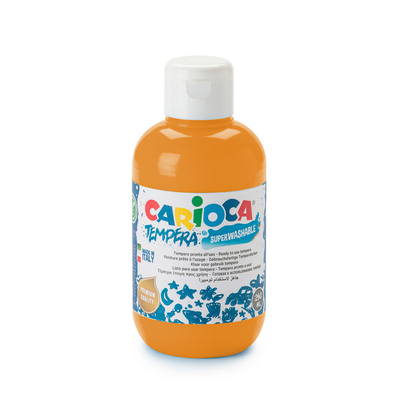 BOTTIGLIA TEMPERA 250ML ARANCIO