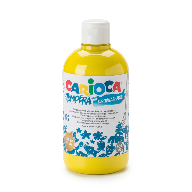 BOTTIGLIA TEMPERA 500ML GIALLO