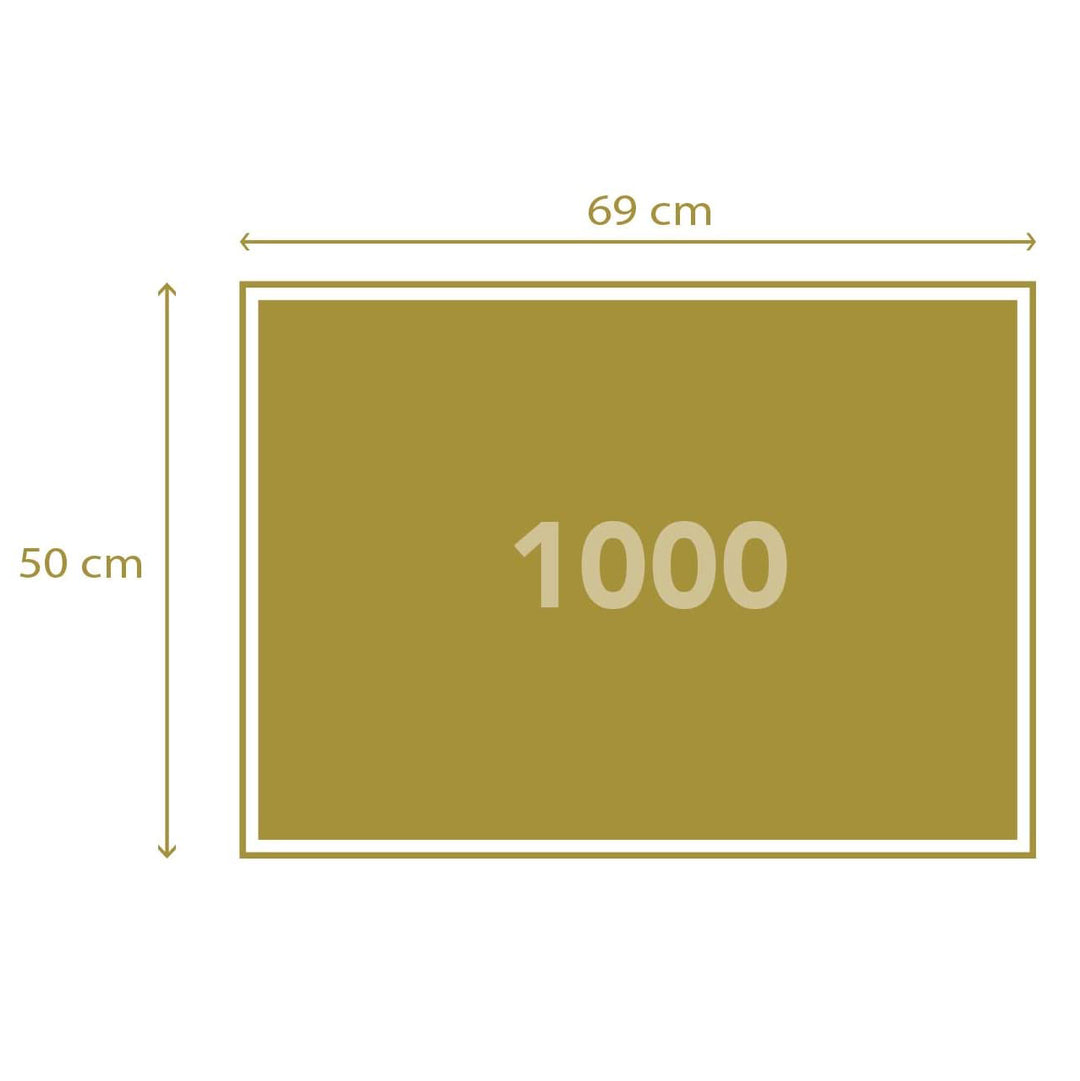 PUZZLE HQC 1000 PEZZI LE MAGNIFIQUE MONT SAINT-MICHEL