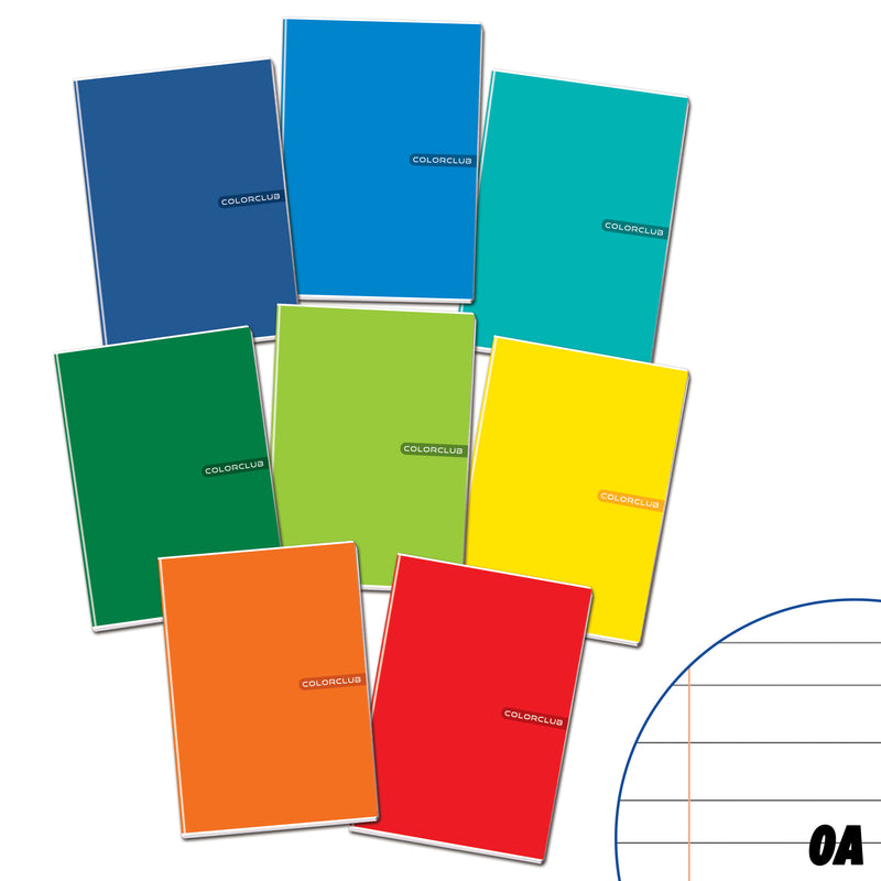 MAXI QUADERNO A4 COLORCLUB 20+1 FOGLI 80G RIGA 1°-2° ELEMENTARE