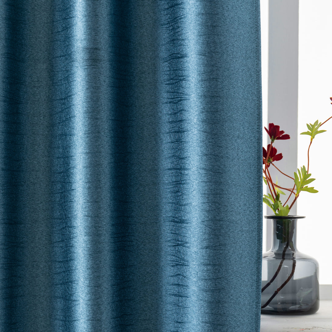 TENDA JERSEY OSCURANTE METALLIZZATA 1 PANNELLO 140X145CM BLU