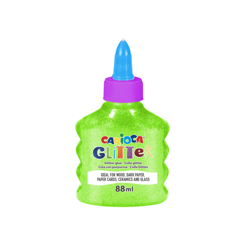 COLLA CON GLITTER NEON 88ML VERDE