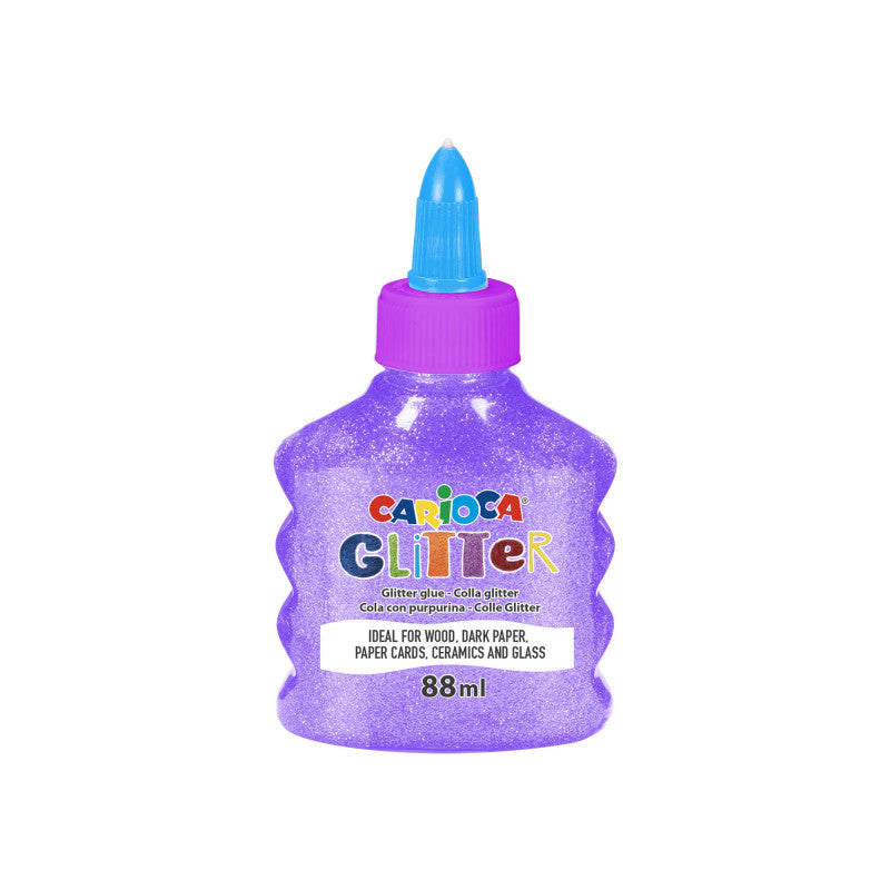 COLLA CON GLITTER NEON 88ML VIOLA