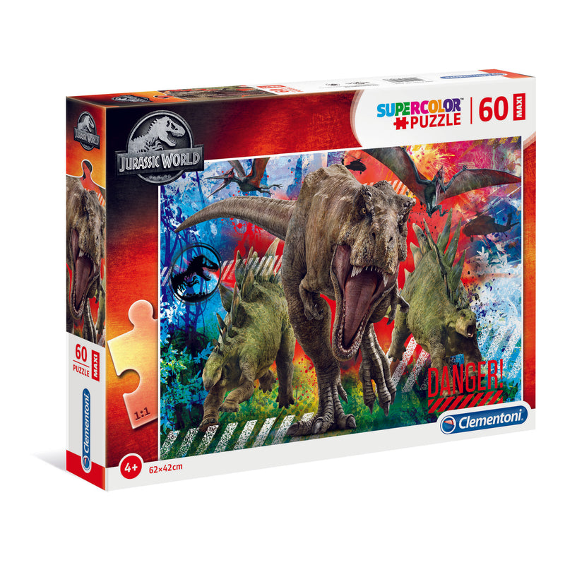 PUZZLE JURASSIC WORLD - 60 PEZZI MAXI