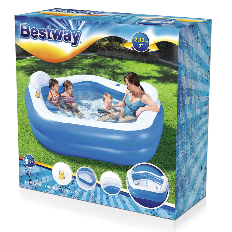 BW54153 PISCINA FAMILY PENTAGONO 213X206X69CM