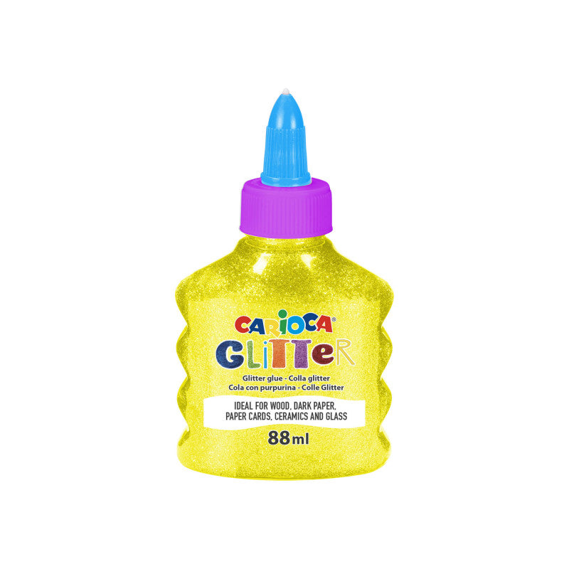 COLLA CON GLITTER NEON 88ML GIALLO