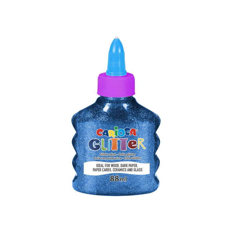 COLLA CON GLITTER SPARK 88ML BLU