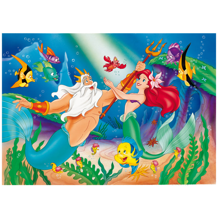 PUZZLE DOUBLE-FACE MAXI FLOOR 108 PEZZI - LA SIRENETTA