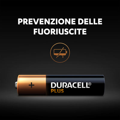 DURACELL PLUS BATTERIA AAA MINI STILO 4PZ