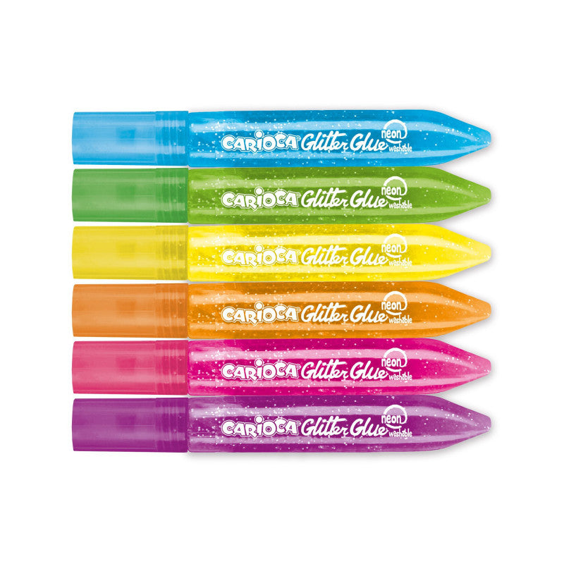 COLLA CON GLITTER NEON 6X10,5ML