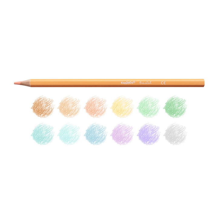 SCATOLA 12 MATITE COLORATE PASTEL