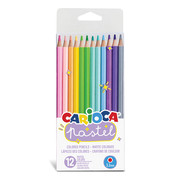 SCATOLA 12 MATITE COLORATE PASTEL