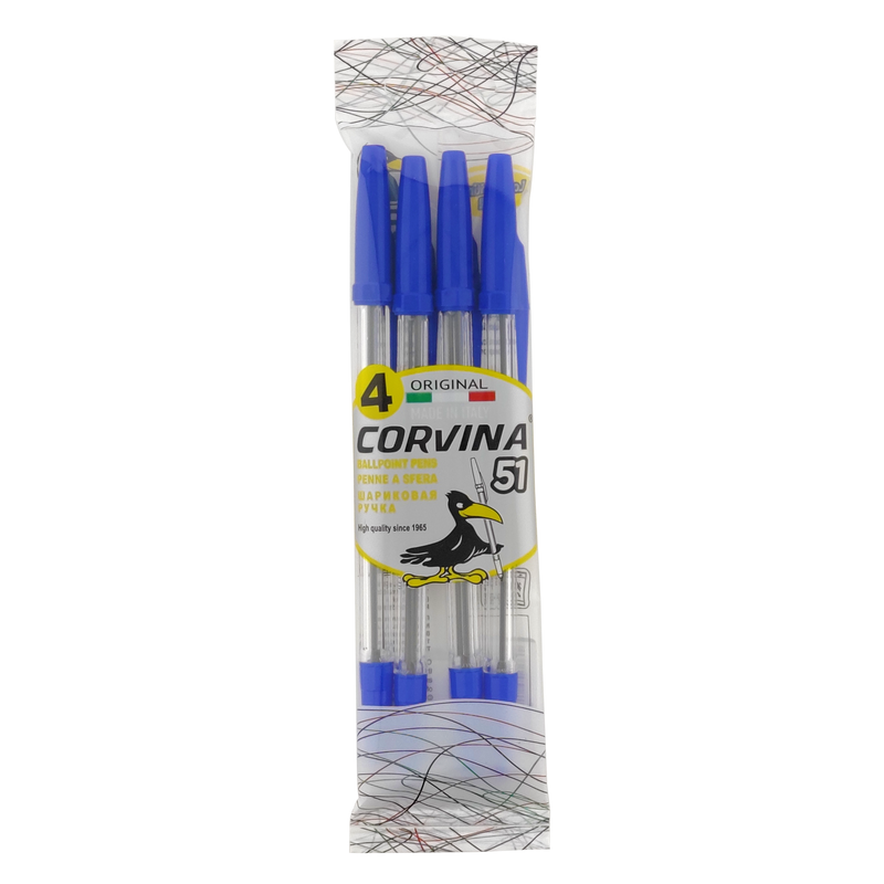 CORVINA 51 FLOWPACK 4 PENNE A SFERA BLU