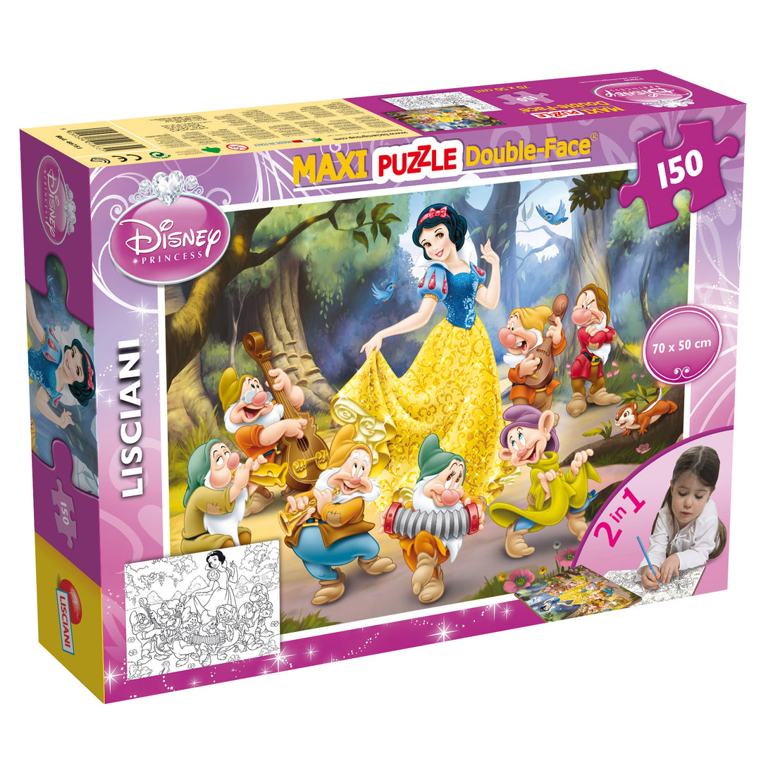 PUZZLE DOUBLE-FACE MAXI FLOOR 150 PEZZI - BIANCANEVE