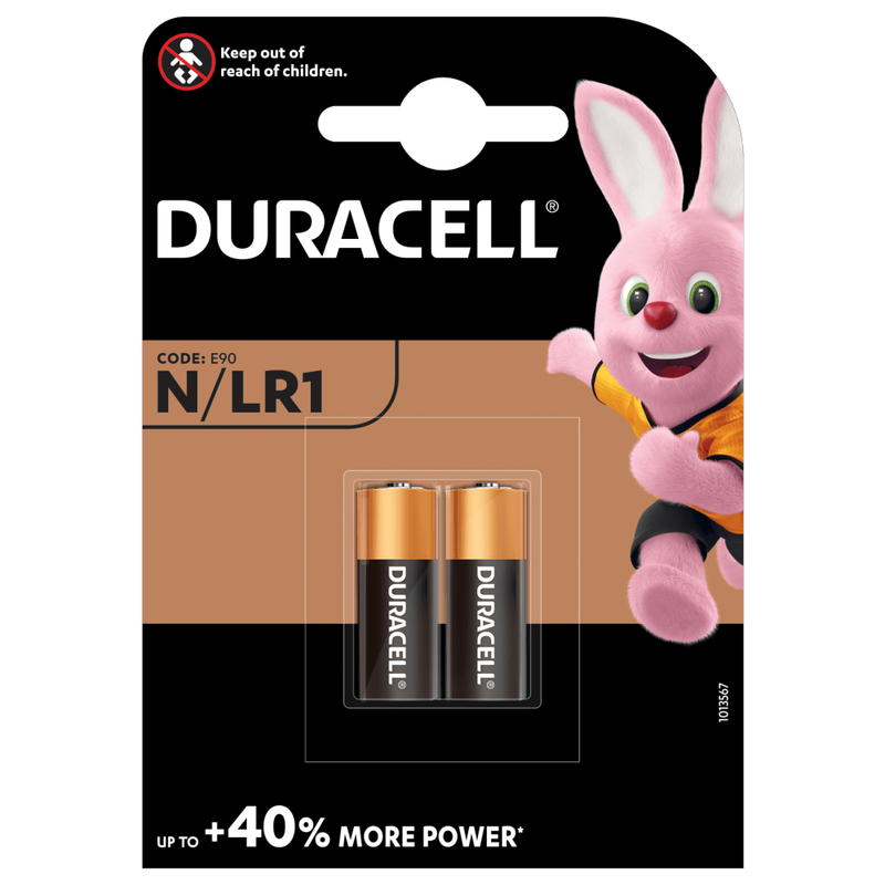 DURACELL BATTERIA ALCALINA MN9100 (N/LR1) 2PZ