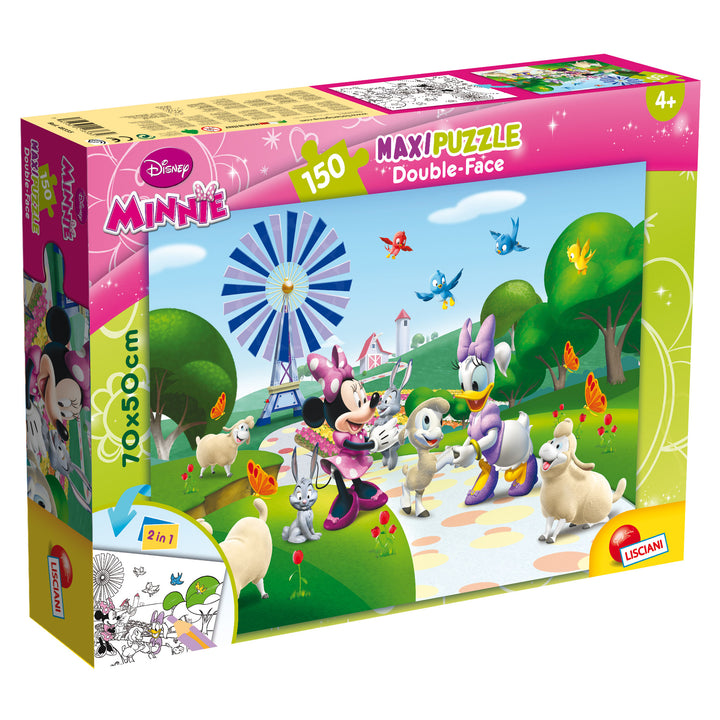 PUZZLE DOUBLE-FACE MAXI FLOOR 150 PEZZI - MINNIE