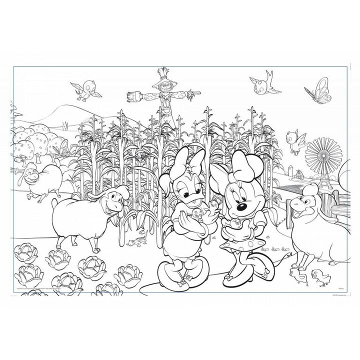 PUZZLE DOUBLE-FACE MAXI FLOOR 150 PEZZI - MINNIE