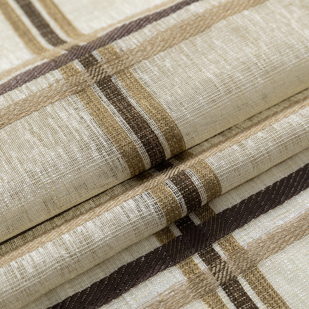TENDA SEMI FILTRANTE FANTASIA SCOZZESE 1 PANNELLO 140X285CM CREMA