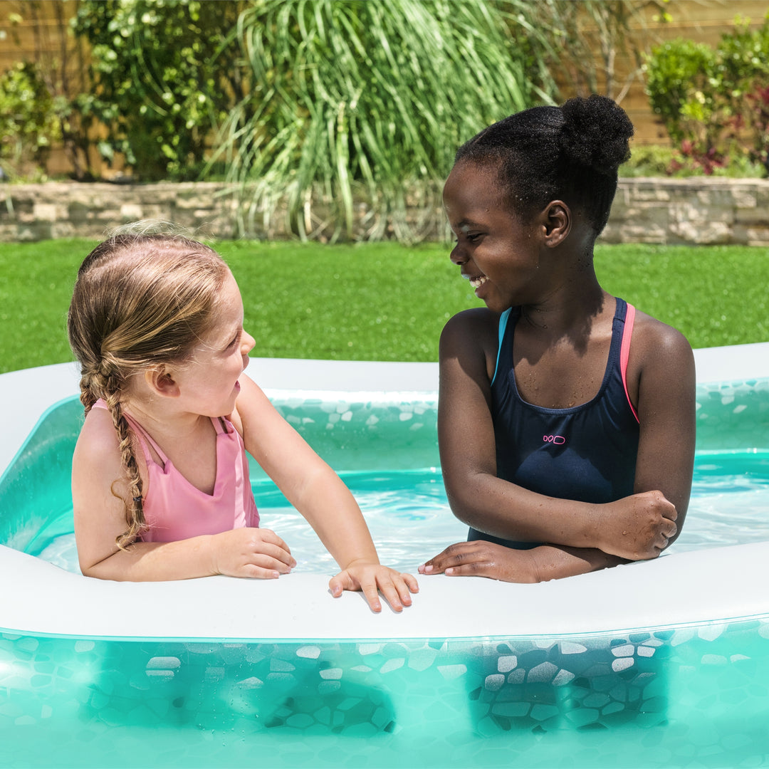 BW54005 PISCINA FAMILY RETTANGOLARE A 2 ANELLI 200X146X48CM