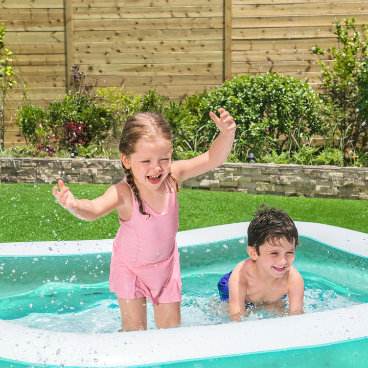 BW54005 PISCINA FAMILY RETTANGOLARE A 2 ANELLI 200X146X48CM