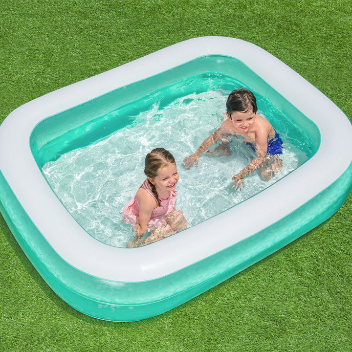 BW54005 PISCINA FAMILY RETTANGOLARE A 2 ANELLI 200X146X48CM