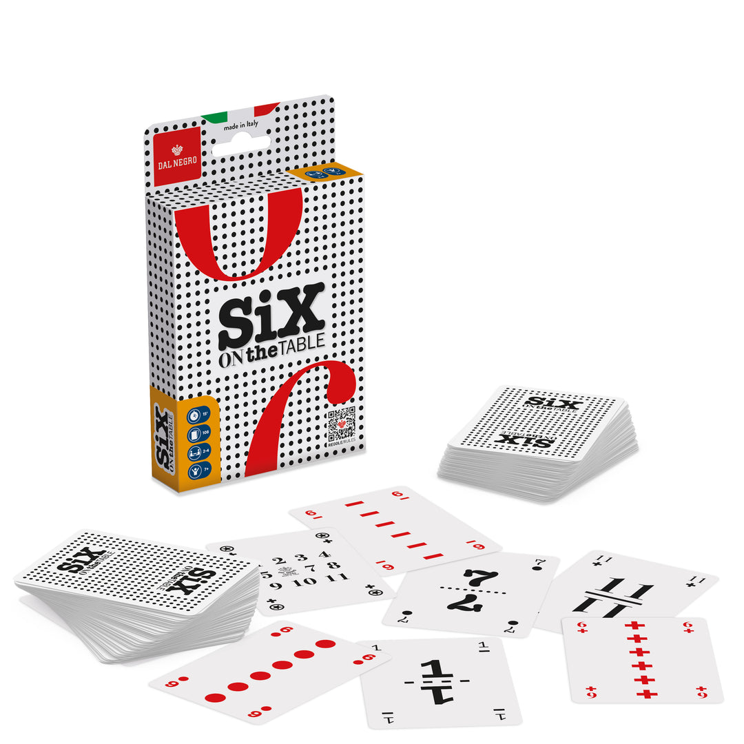 CARTE SIX ON THE TABLE
