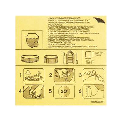 BW62091 TOPPE RIPARAZIONE PER PISCINA RESISTENTI ALL'ACQUA 10PZ