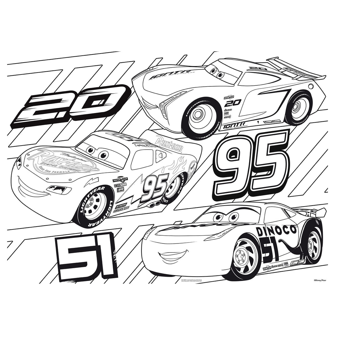 PUZZLE DOUBLE-FACE MAXI FLOOR 60 PEZZI - CARS