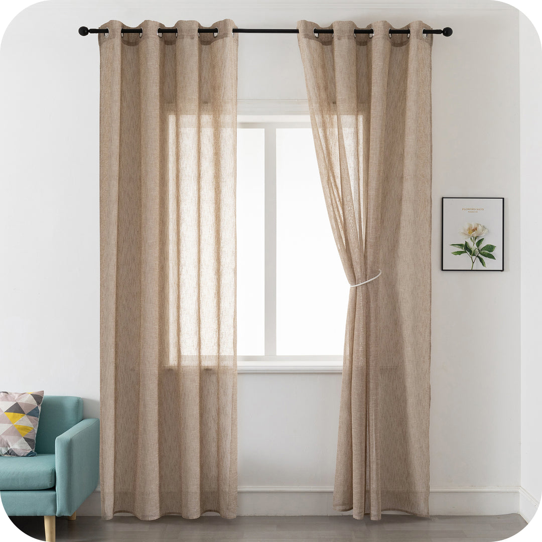 TENDA ITACA FILTRANTE SIMIL LINO 1 PANNELLO 140X240CM MAGGESE