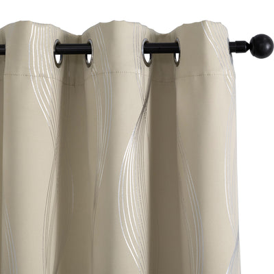 TENDA DOMINICA OSCURANTE FANTASIA ONDE 140X235CM BEIGE