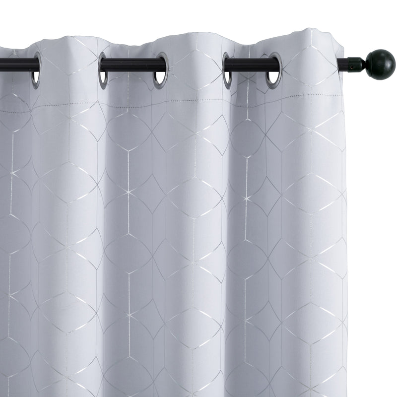 TENDA ELBA OSCURANTE FANTASIA 3D 140X145CM BIANCO