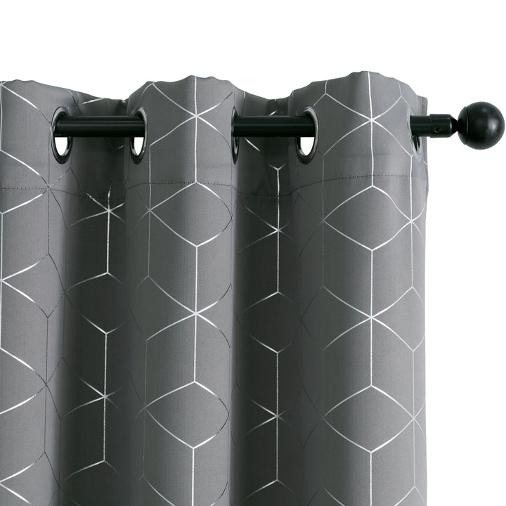 TENDA ELBA OSCURANTE FANTASIA 3D 1 PANNELLO 140X145CM GRIGIO